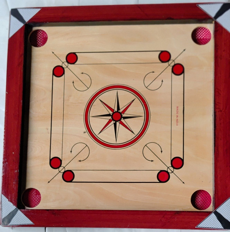 SHAAD TOP RED20LU 40 cm Carrom Board(Red)