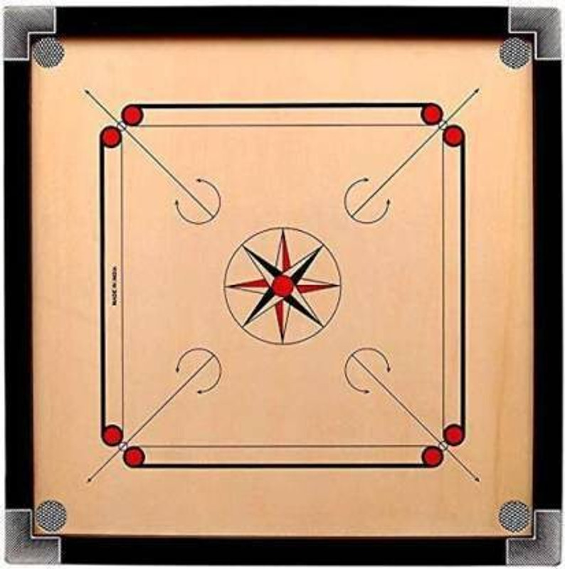amitco carrom board 66.04 cm Carrom Board(Brown)
