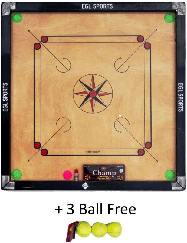 EGL SPORTS EGLMSPORTS CARROM BOARD 6 cm Carrom Board(Brown)
