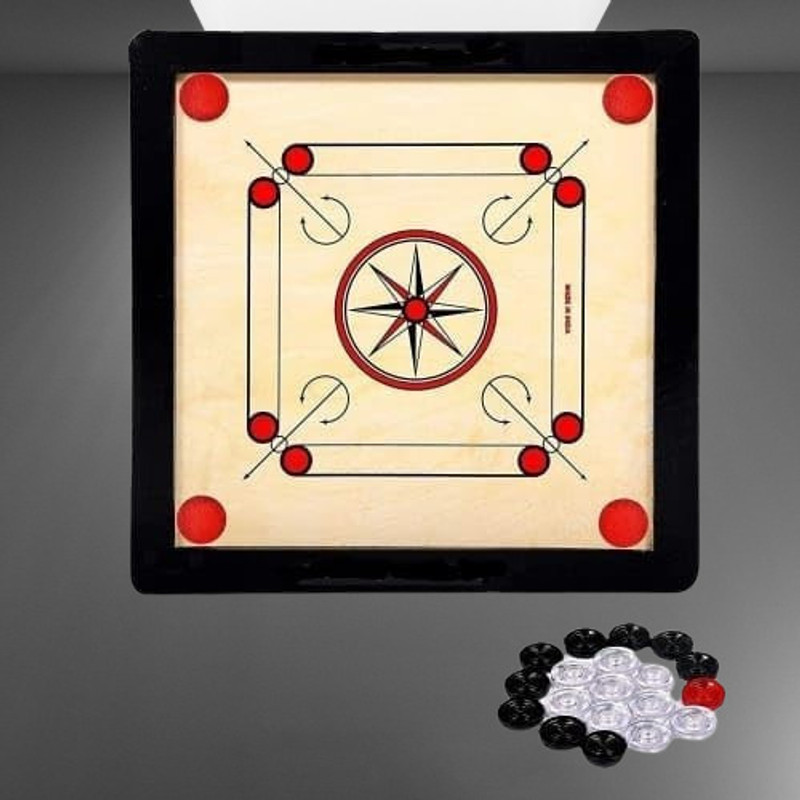 SKYSURFIG ENTERPRISES Carrom Board148 4 cm Carrom Board(Multicolor)