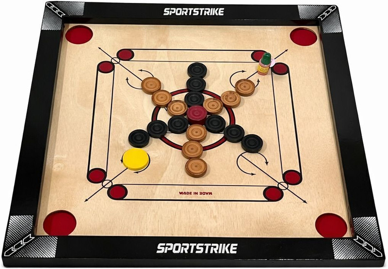 Sportstrike 20 inch Carrom board ( Multicolour ) 50 cm Carrom Board(Multicolor)