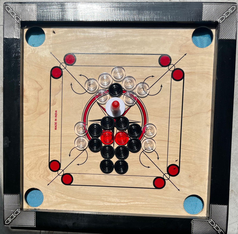 SHAAD TOP BL89 30 cm Carrom Board(Black)
