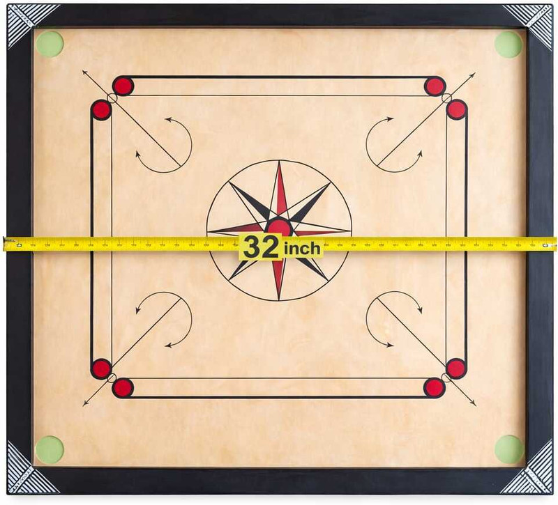 SHAAD TOP WOODEN CARROM BOARD WITH COINS 66 cm Carrom Board(Beige)