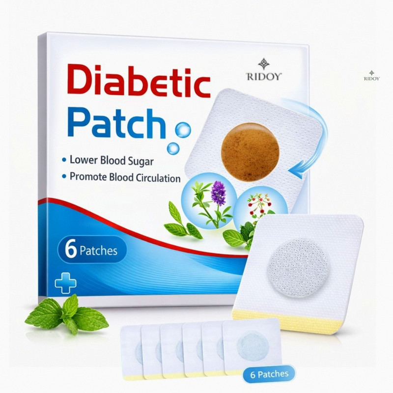 Ridoy daibitis patch | Smart Sugar Relief & Control Support System. - Encourages Plaster & Patch(6 Patches)