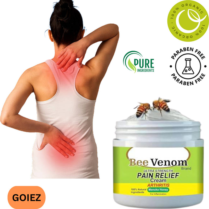 GOIEZ Bee Venom Cream For Improved Mobility And Long-lasting Pain Relief (100g) Cream(100 g)