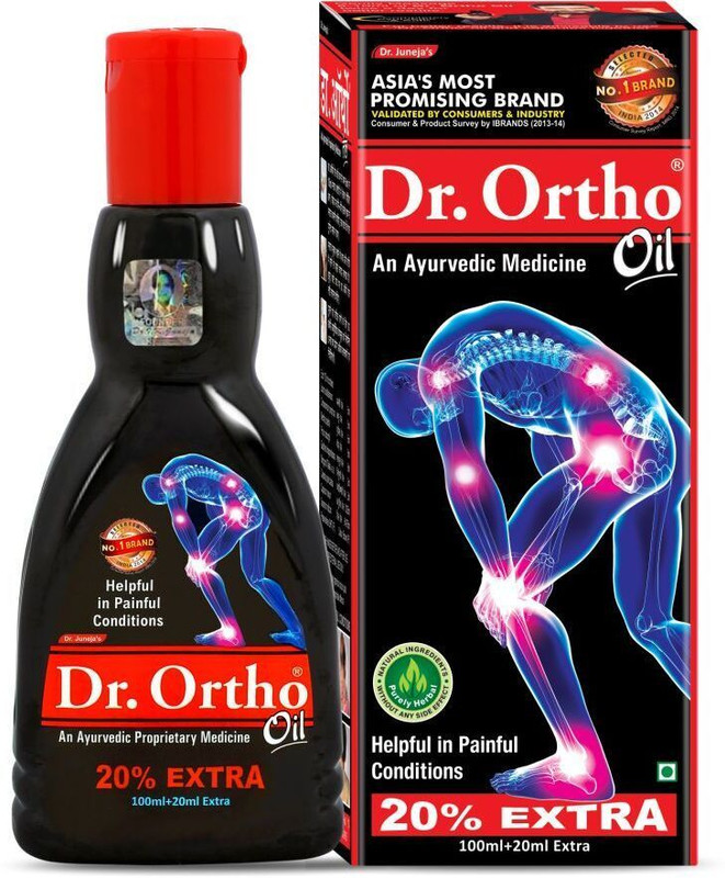 Dr. Ortho Relief- Ayurvedic Joint Pain Massage Oil Liquid(120 ml)
