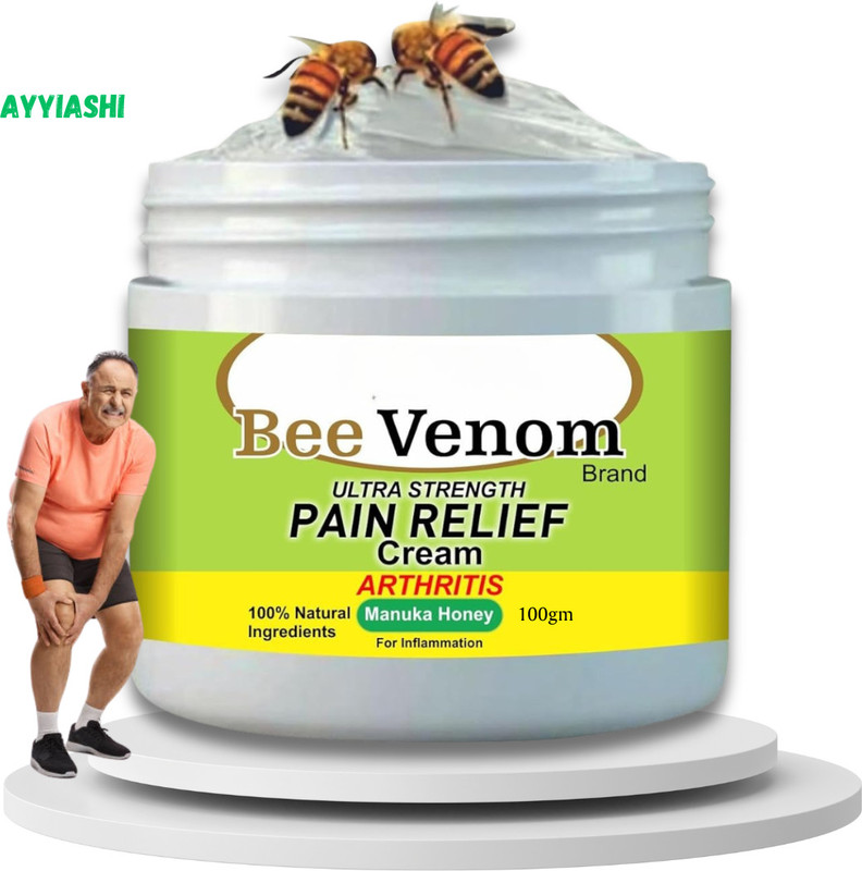 AYYIASHI Bee Venom Gel For Quick Joint And Muscle Pain Relief Cream(100 g)
