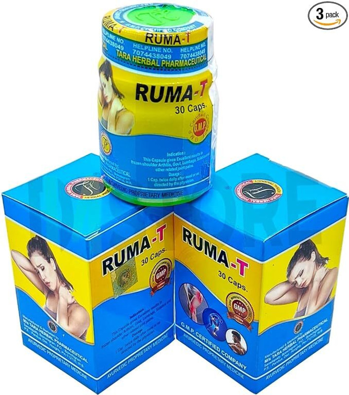 RUMA T Capsules, Tara Herbal Pharmaceutical pack 1 Tablets Capsules(30 Units)