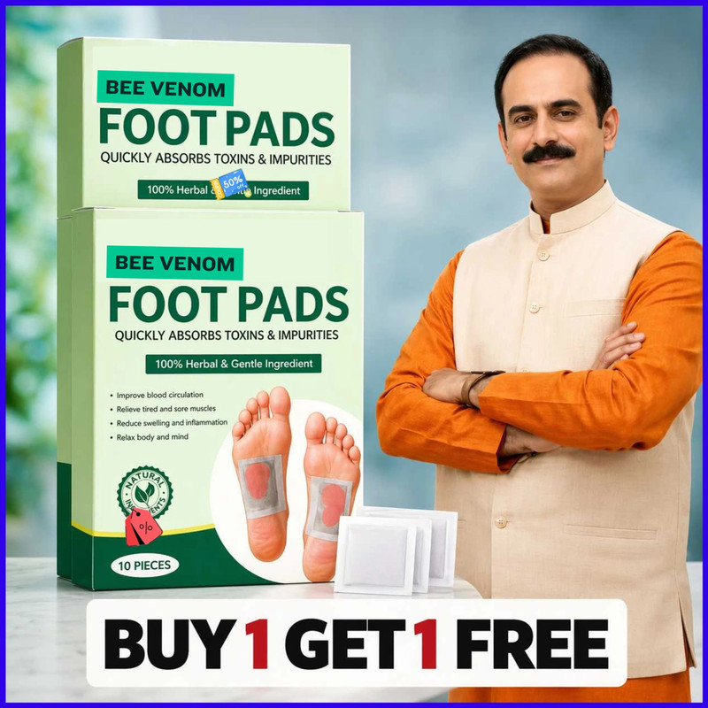 Bee Venom Lymphatic Drainage and Slimming Patches, Stress Relief Detox Patch(10 Patches) Plaster & Patch(10 x 1 Patches)