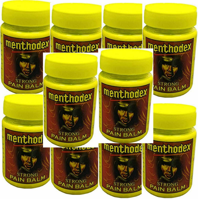 Menthodex Strong Pain Balm Best Balm for pain relief Balm 100 gm pack 10 Balm(10 x 100 g)