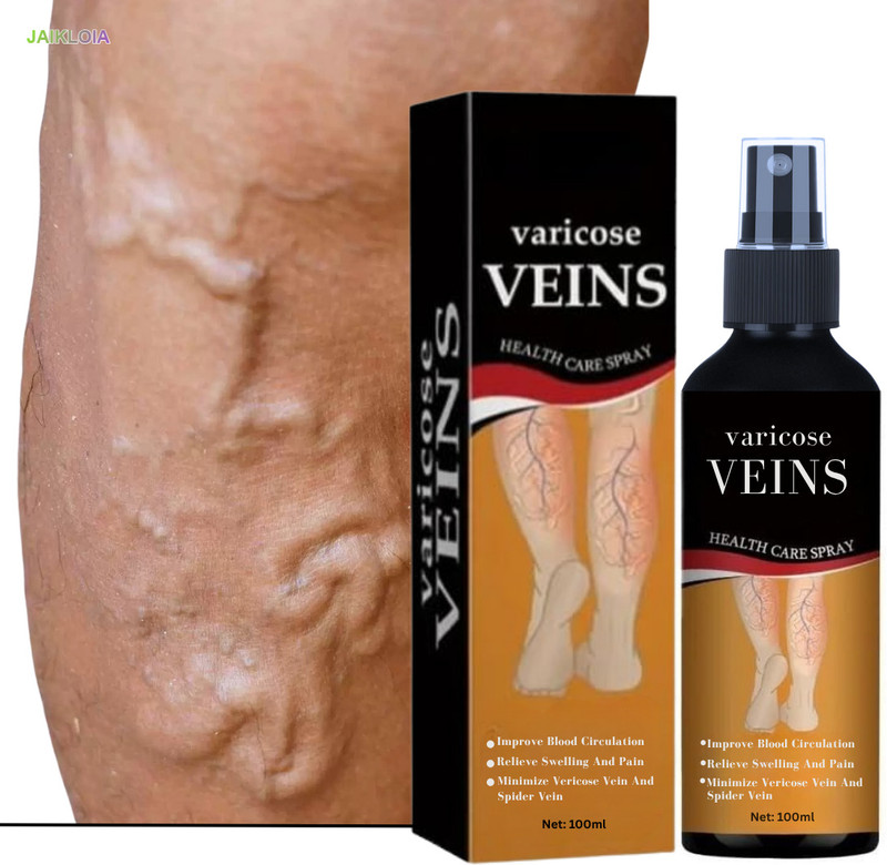 JAIKLOIA Vericos Spray Supports Slow Visible Improvement In Vein Look Liquid(100 ml)