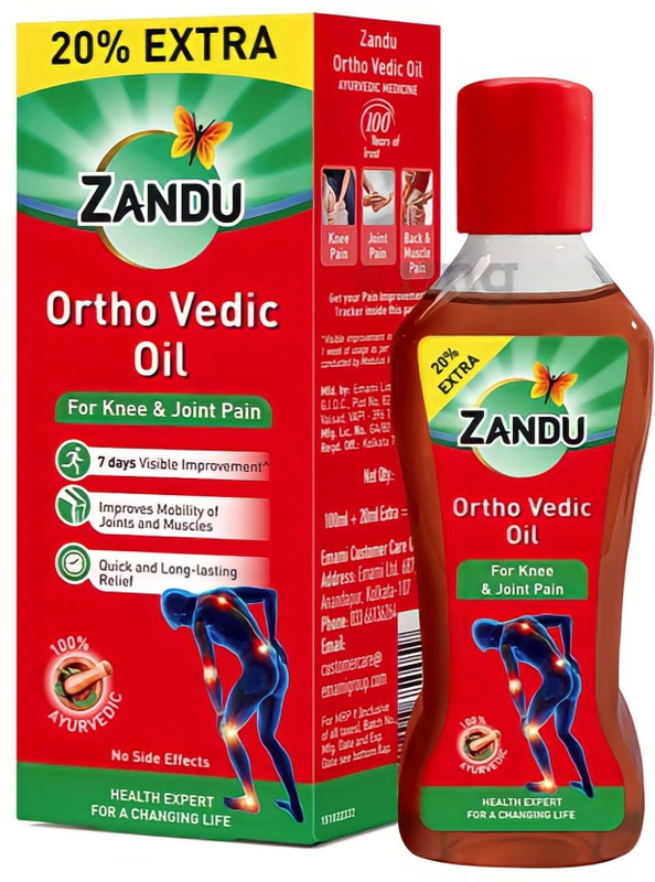ZANDU ORTHO VEDIC OIL PACK OF 1 Liquid(61 ml)