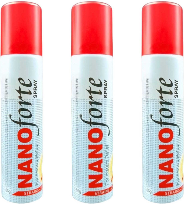 FLORENTHA NANO FORTE PAIN SPRAY FOR BEST PAIN RELIEF JONITS & MUSCLE PAIN PACK OF 30g x 3 Spray(3 x 30 g)