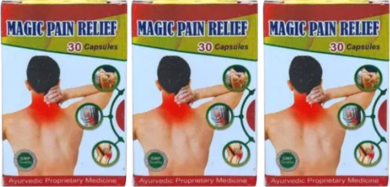 GO PEN 100% AYURVEDIC CAPSULE FOR ALL LIND OF BODY PAIN RELIEF PACK OF 10 Capsules(10 x 30 Units)