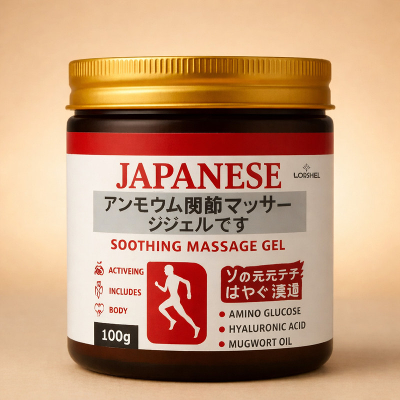 lunexa Japanese Massage Gel 100g | Fast Pain Relief Gel for Muscle & Joint Relaxation Gel(100 g)