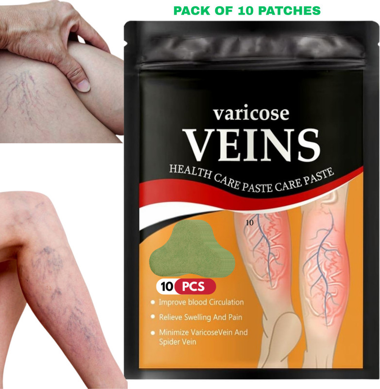 AYYIASHI Safe Herbal Varicose Veins Patch for Fast Pain Relief Plaster & Patch(10 Patches)