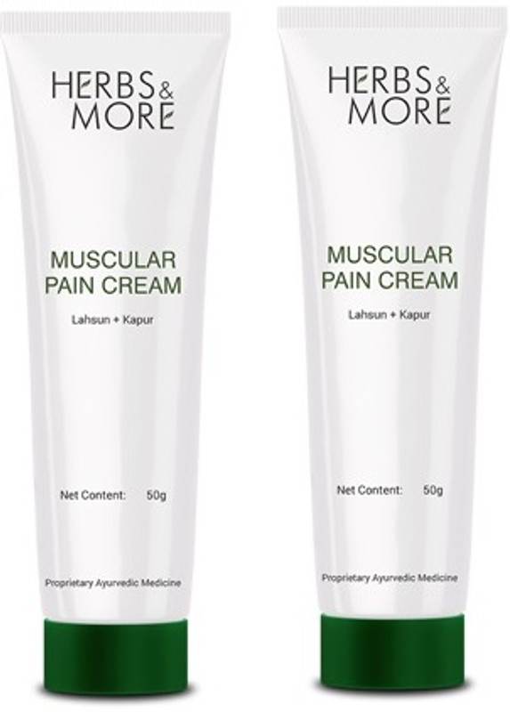 NETSURF Herbs and More Muscular Pain Cream (Lahsun+Kapur) Pack of 2 Cream(2 x 50 g)