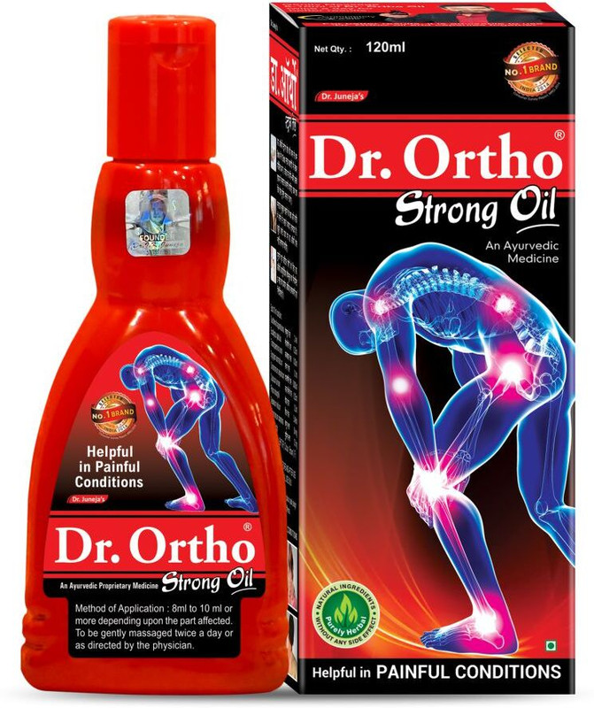 Dr. Ortho Ayurvedic Strong Oil for Joints Pain Liquid(120 ml)