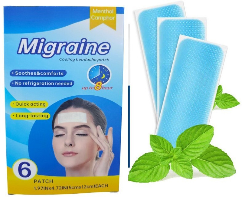 Janveda Migraine- 6 Patch-01 Plaster & Patch(6 Patches)