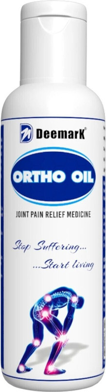 DEEMARK Ortho Oil - Instant Pain Relief for Joints| Natural & Effective (100ml oil) Liquid(100 ml)
