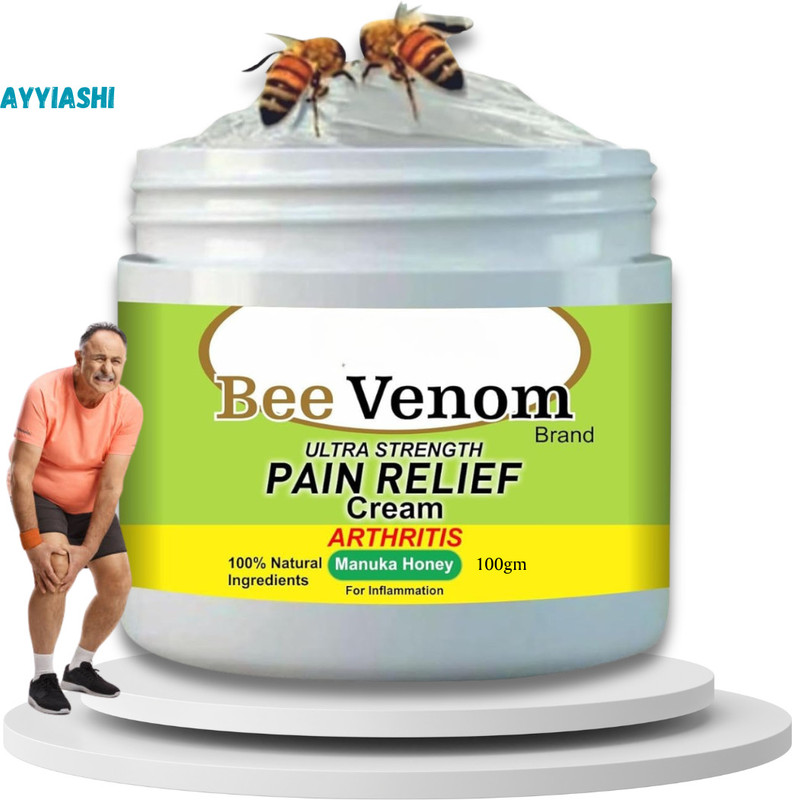 AYYIASHI Bee Venom Muscle Relief Cream For Fast Pain Alleviation Cream(100 g)