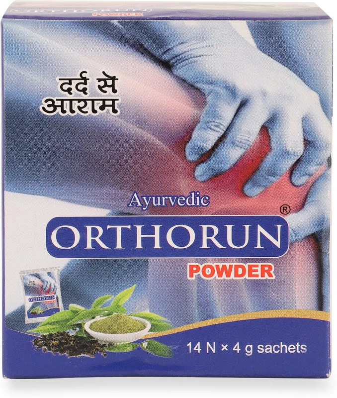 Orthorun Ayurvedic pain relief 28 SACHETS Powder(2 x 14 Units)