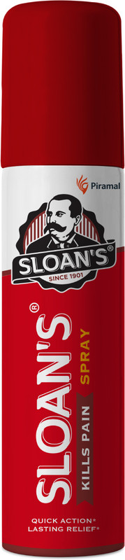 Sloan's Spray Quick Long Last Relief- 55gm |Pack of 3 Spray(3 x 55 g)