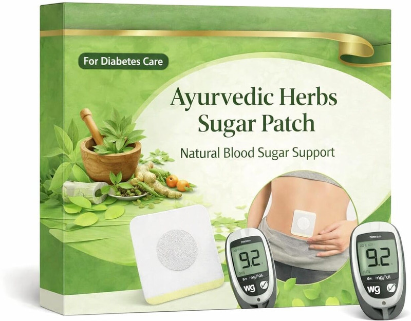 OLIVANTI Ayurvedic Herbs Sugar Patch – Natural Blood Sugar Support Patch Plaster & Patch(50 g)