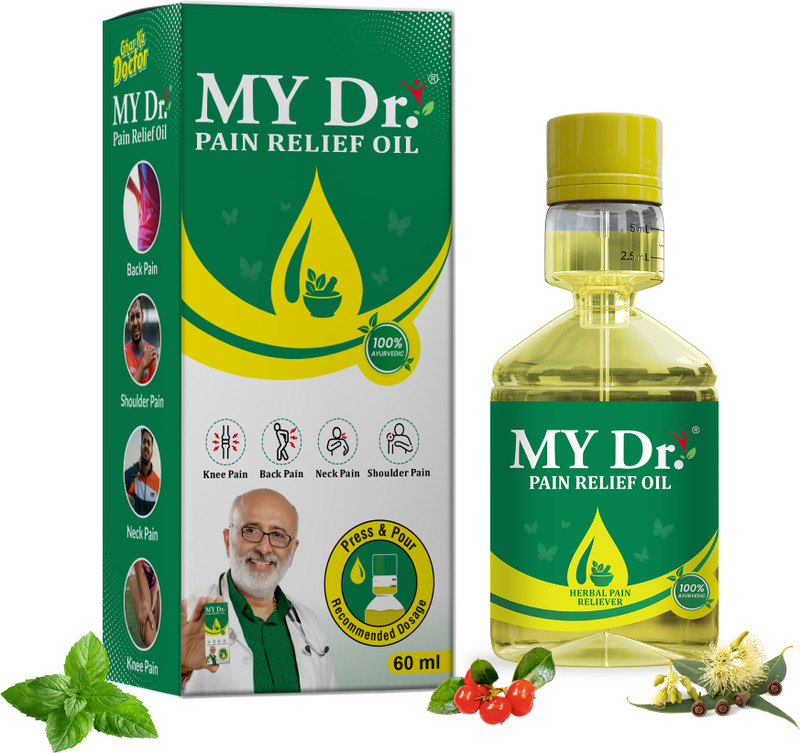 MY Dr. Pain Relief Oil, Back pain reliever, Joint Pain reliever, Knee pain reliever, Joint Pain reliever,Aromatic Smell Liquid Liquid(60 ml)