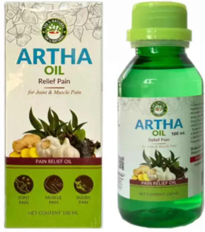 Artha 100% AYURVEDIC OIL FOR ALL KIND OF BODY PAIN RELIEF PACK OF 1 Liquid(100 ml)