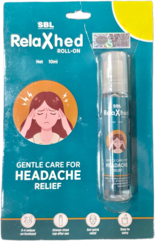SBL RelaXhed ROLL-ON for Headache Relief Liquid(10 ml)