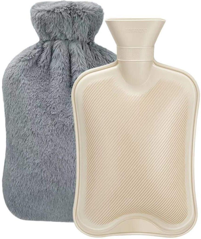 MANTRIK Hot Water Bag for Pain Relief, Heat pad for Body Massage for 1000ML (GRAY Color) Plaster & Patch(1000 ml)