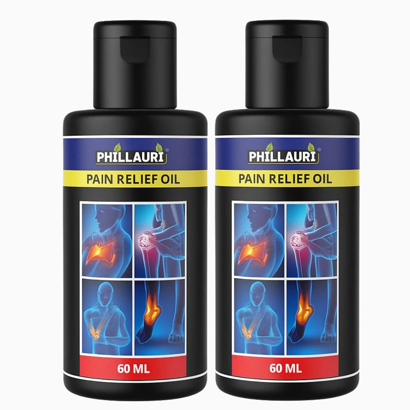 Phillauri Joint Pain Relief Oil Ayurvedic Painoil Liquid(2 x 60 ml)