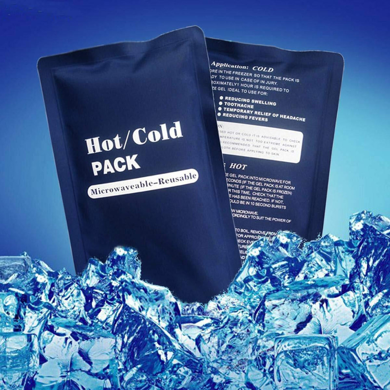 Planetone Reusable Hot & Cold Ice Pack for Pain Relief Soft and Flexible Gel pack of 2 Gel(2 x 1 g)