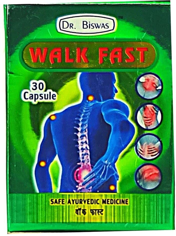 DR BISWAS Walk Fast Capsule(Pack of 3, 30 Capsules)