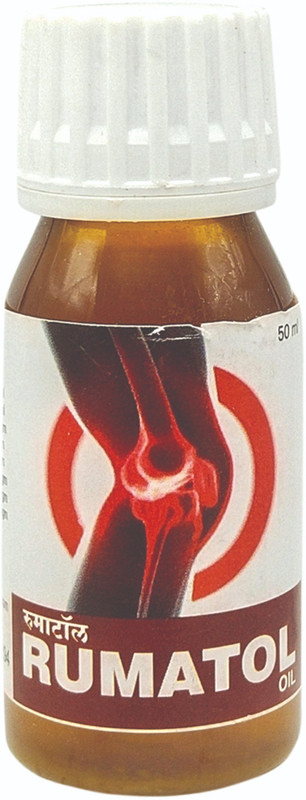 UJWALA AYURVEDASHRAM Rumatol oil Relief from joint,knee,back&muscle Pain,Bone& wellness Liquid(50 ml)