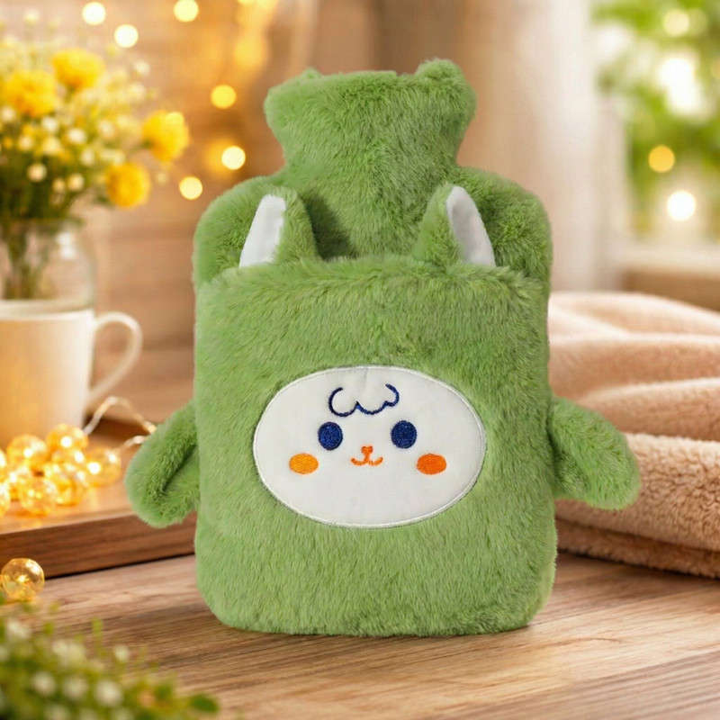 CloudTab Plush Hot Water Bottle Hot & Cold Therapy Hand Feet Warmer & Pain Relief Plaster & Patch(1000 ml)