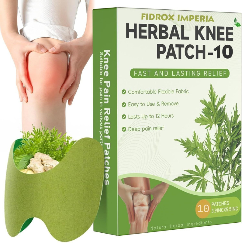 Gosince Herbal Joint Relief Patches | Flexible & Easy to Use | Knee, Shoulder, Back Pain Plaster & Patch(10 Patches)