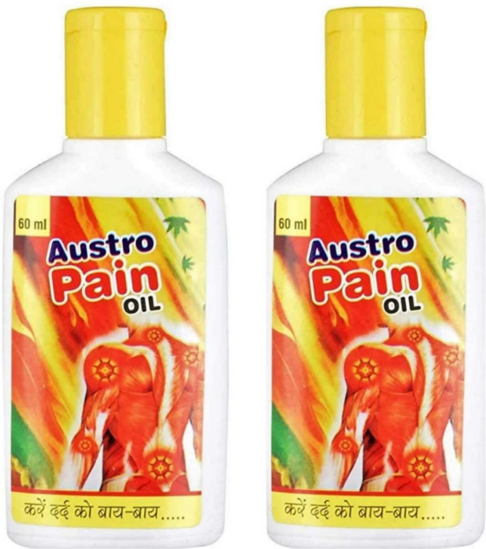 AUSTRO Labs Austru Pain relief Oil - 60ml pack 2 Liquid Liquid(2 x 60 ml)