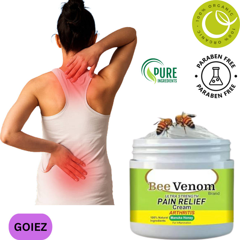GOIEZ Bee Venom Bone Healing Cream For Pain, Swelling And Recovery (100g) Cream(100 g)