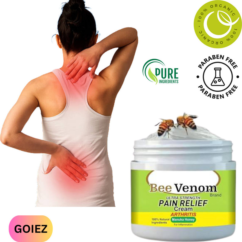 GOIEZ Bee Venom Body Pain Cream For Daily Joint Care (100g) Cream(100 g)