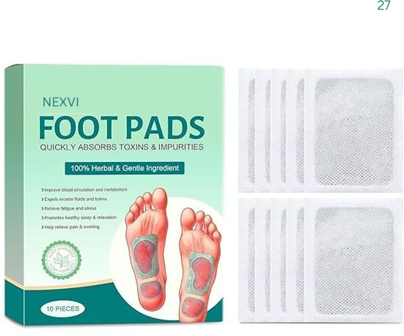 NEXVI Overnight Detox Foot Pads with Acupoint Micro Massage Plaster & Patch(80 g)