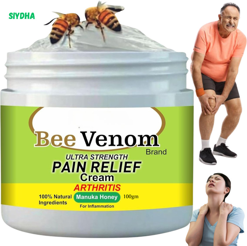 SIYDHA Bee Venom Long-lasting Pain Relief Cream For Muscle Stiffness Cream(100 g)