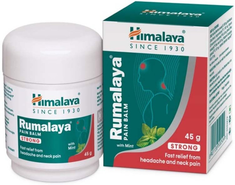 HIMALAYA New Rumalaya Pain Balm | Fast Relief From Headache And Neck Pain Ayurvedic Balm(45 g)