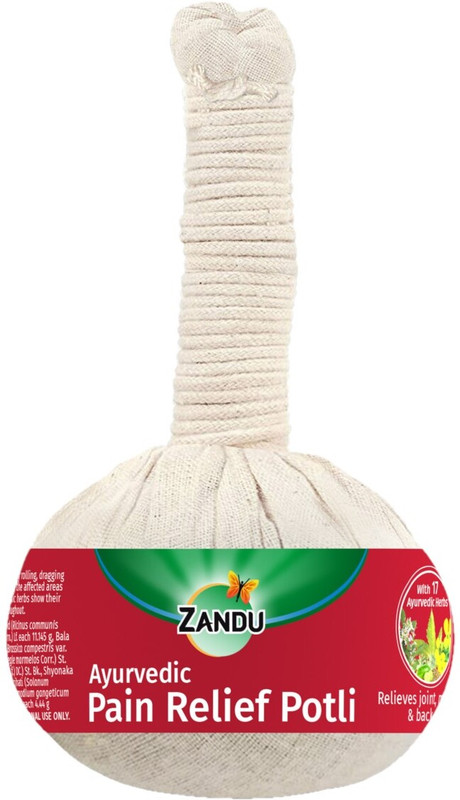 ZANDU Ayurvedic Pain Relief Potli: 17 Herbs | Reduces Joint & Muscular Pain(180 g)
