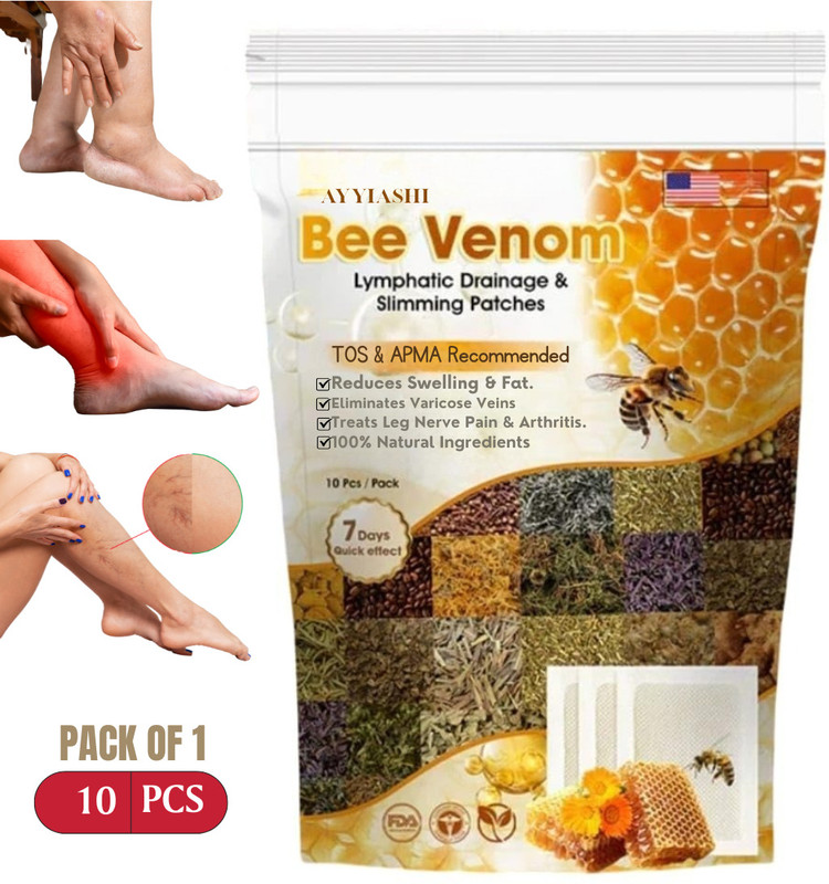AYYIASHI Bee Venom Foot Patch Deep Foot Cleansing Plaster & Patch(50 g)