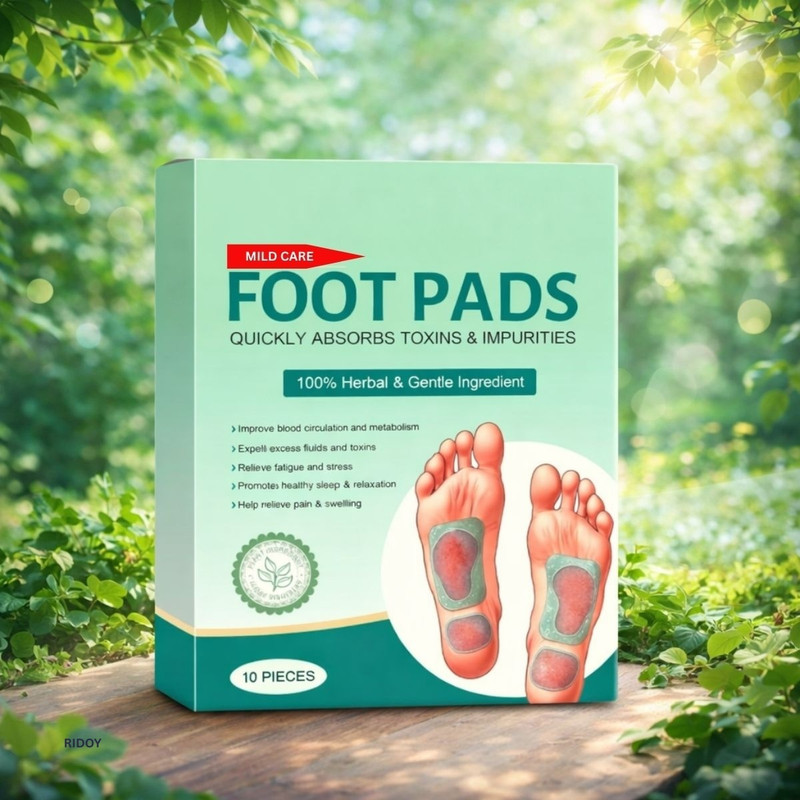 Ridoy Food Pads - Ginger Foot Pads for Weight Loss Support for Easy to Apply and Co... Plaster & Patch(10 Patches)