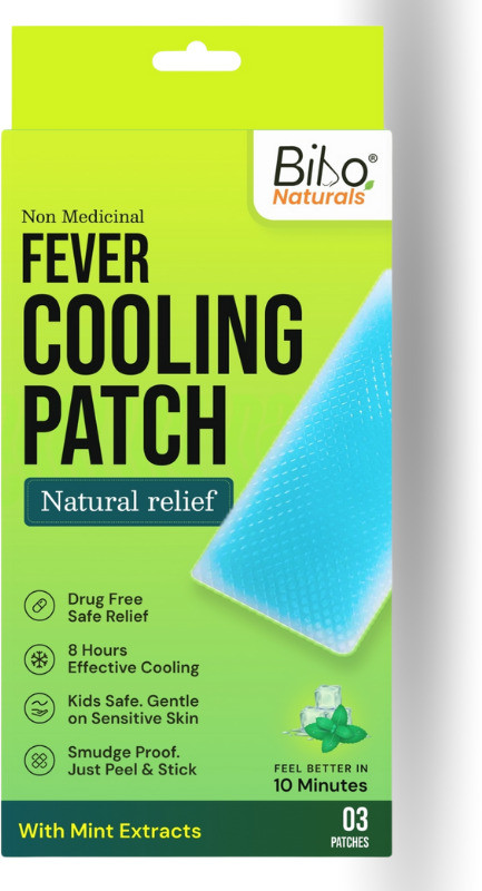 BIBO Fever Cooling Patch Plaster & Patch(3 x 1 Patches)