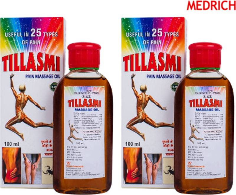 MEDRICH Tillasmi Pain Relief Massage oil 50Ml (Pack Of 1) Liquid(50 ml)
