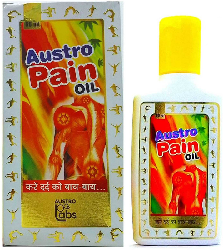 AUSTRO Labs Austru Pain relief Oil - 60 ml pack 1 Liquid Liquid(60 ml)